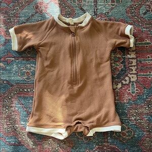 Quincy Mae Tan Kids Swim One Piece